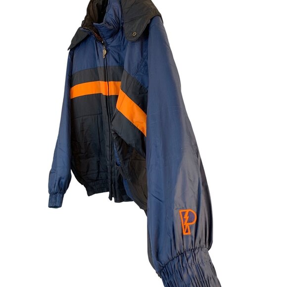 VTG Pro Player Denver Broncos Jacket XL / 2XL Embroider Logos Quilted 8980 - Picture 6 of 13